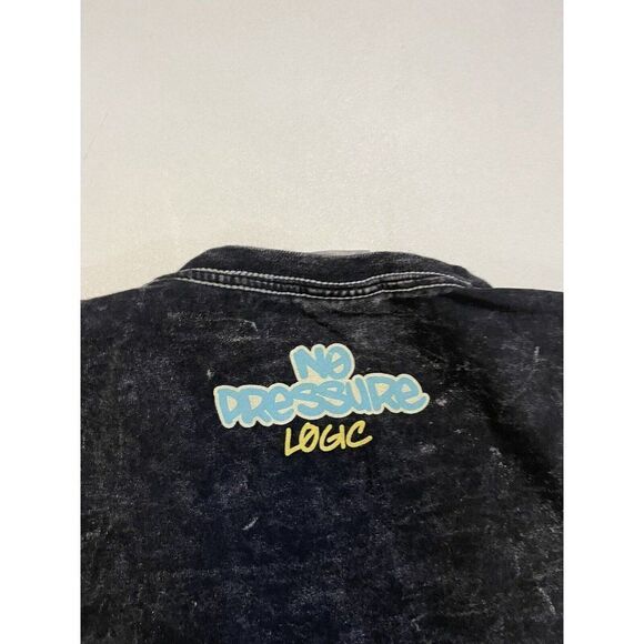 Logic No Pressure I Raised Hell Graphic T-shirt Men Small Black Music - Picture 5 of 7